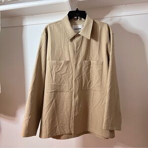 Jil Sander Beige Men's Shirt Jacket